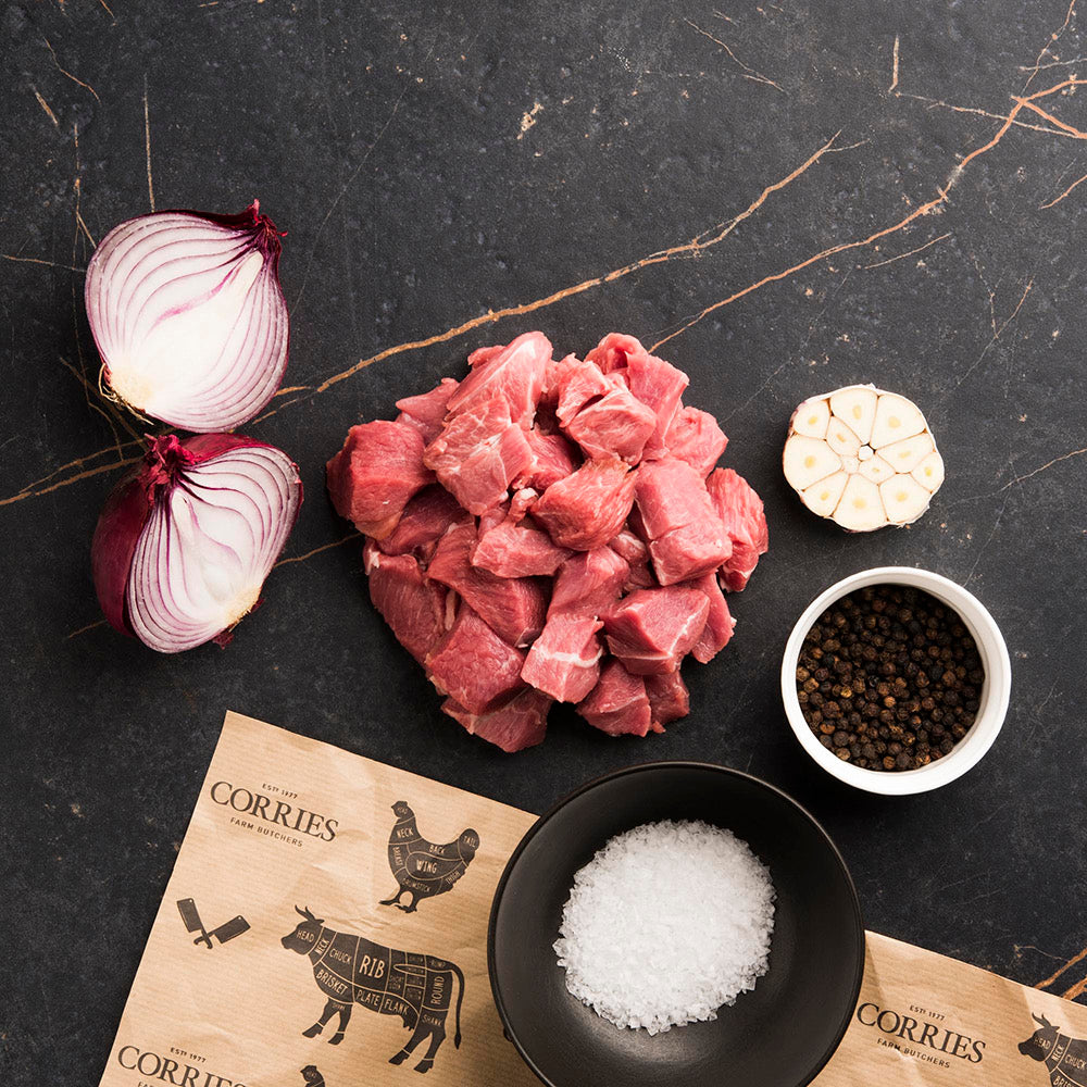 Cubed leg of Lamb (1lb) Corries