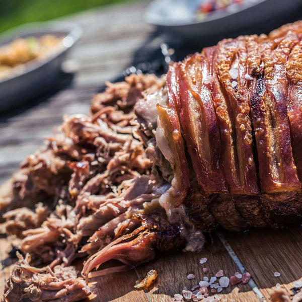 Sliced Sirloin Steak and Chunky Chips On Plate