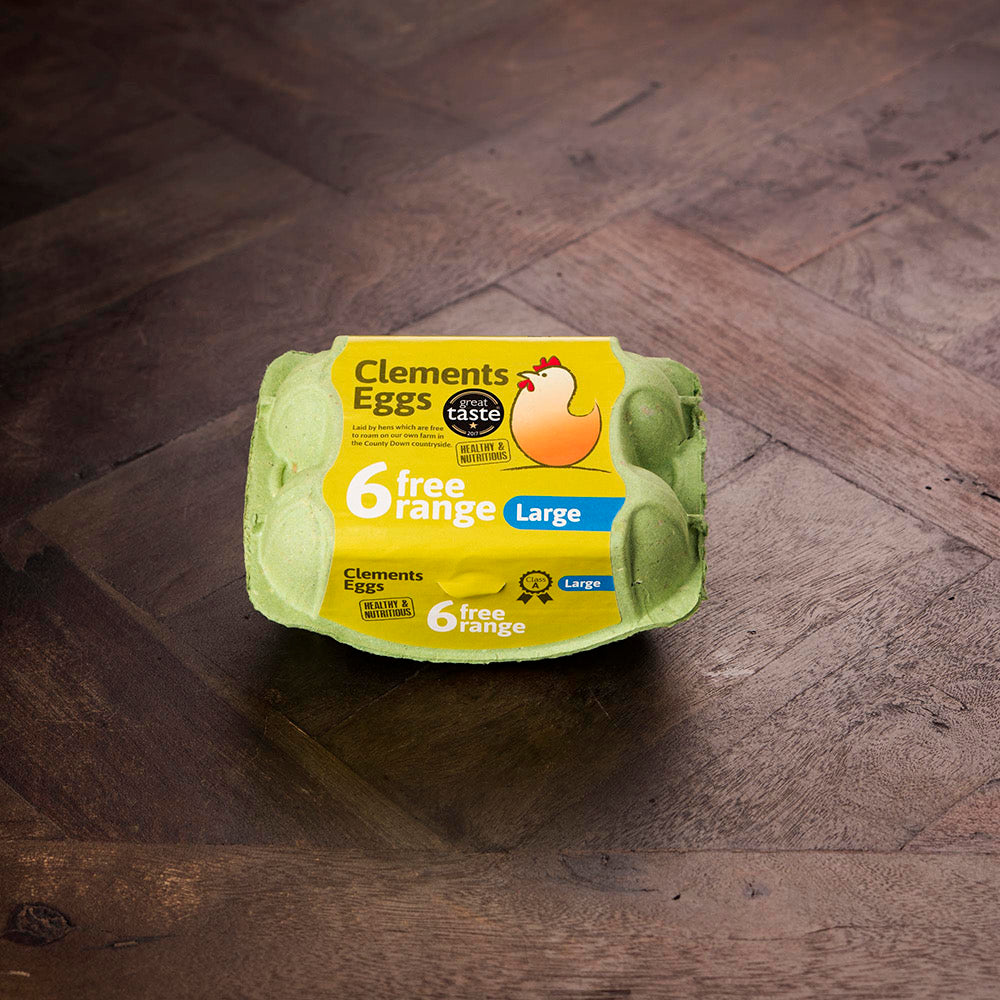 6 Large Free Range Eggs 