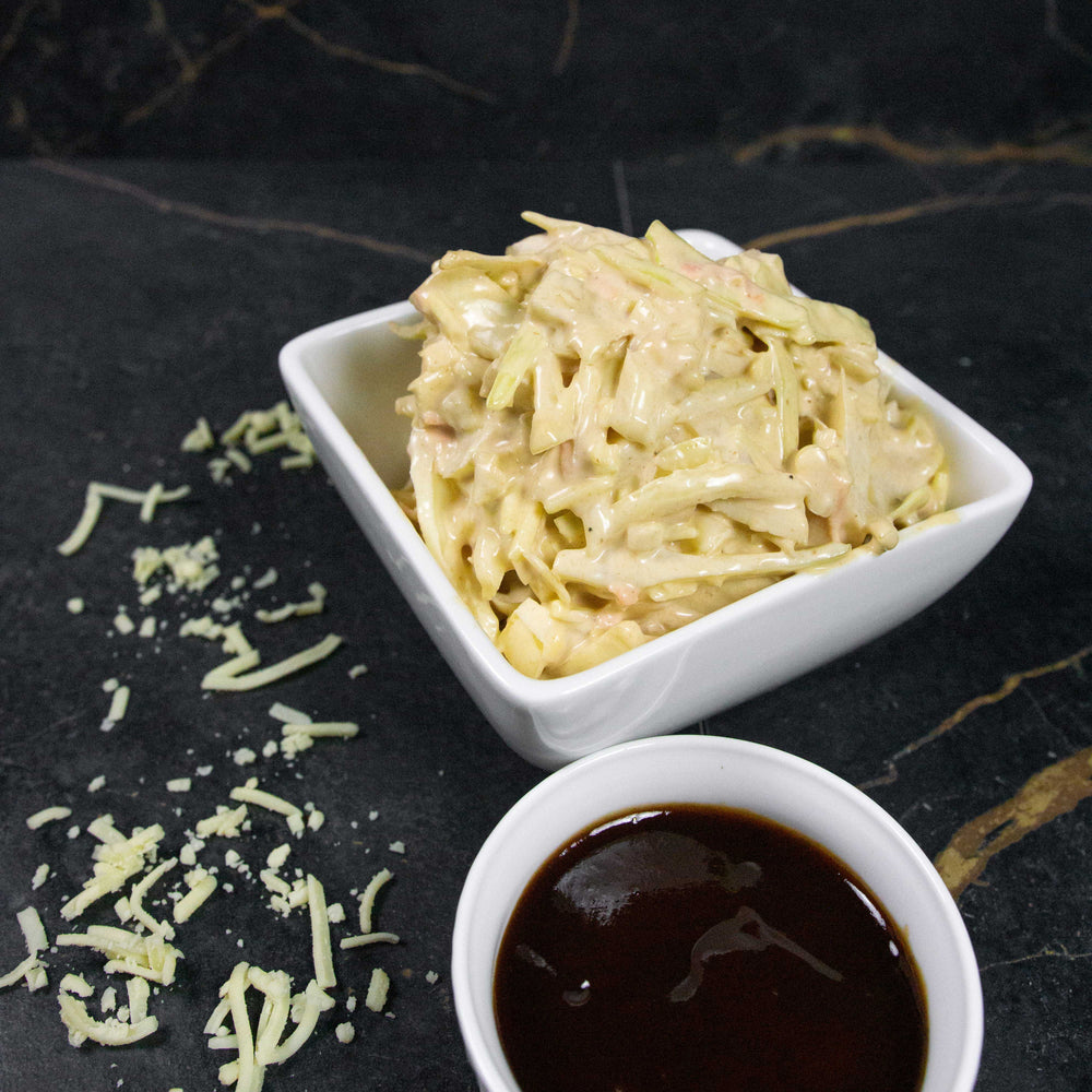Cheesy BBQ Coleslaw