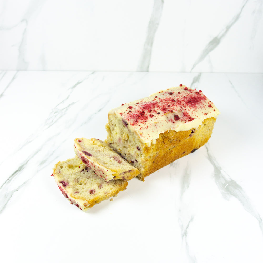 Knotts Raspberry and White Chocolate Cake