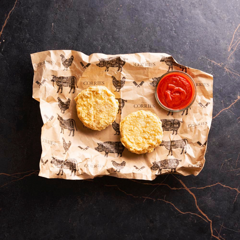 2 Large Millar's Chip Shop Pasties 